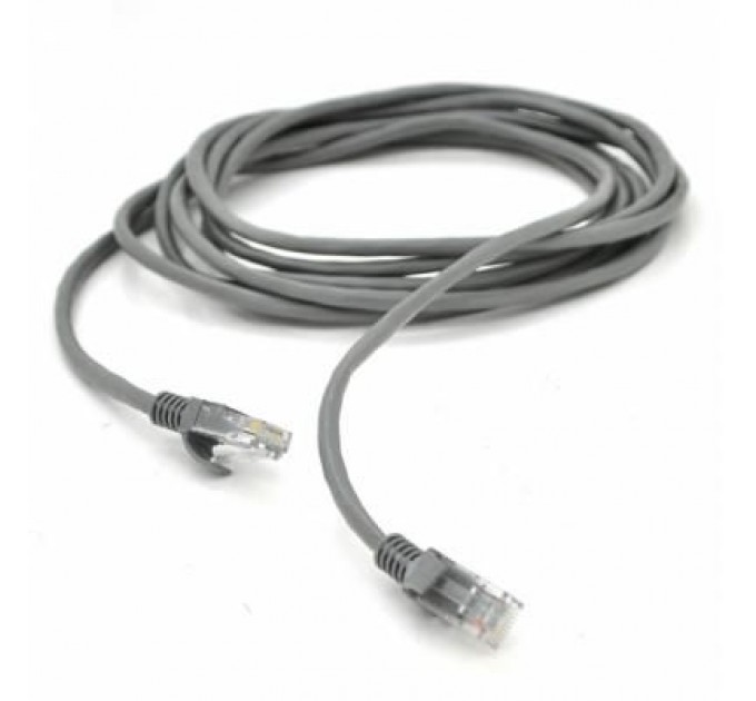 Ritar Патч-корд 1.5м, RJ-45, Cat.5e, CCA, біметал, сірий Ritar (PCR-CCA/1.5G / 19257)