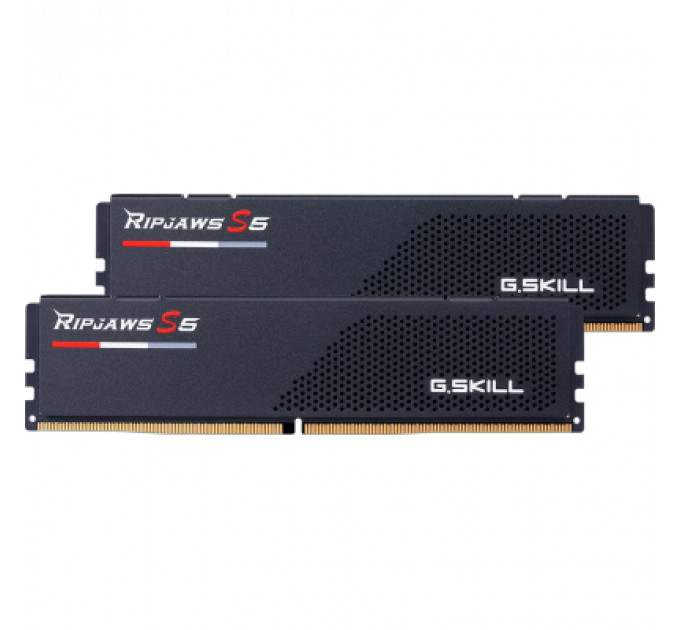 Модуль пам'яті для комп'ютера DDR5 32GB (2x16GB) 6000 MHz Ripjaws S5 G.Skill (F5-6000J4040F16GX2-RS5K)