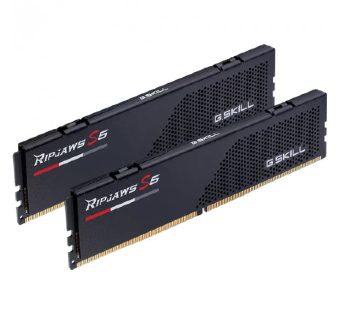 Модуль пам'яті для комп'ютера DDR5 32GB (2x16GB) 6000 MHz Ripjaws S5 G.Skill (F5-6000J4040F16GX2-RS5K)