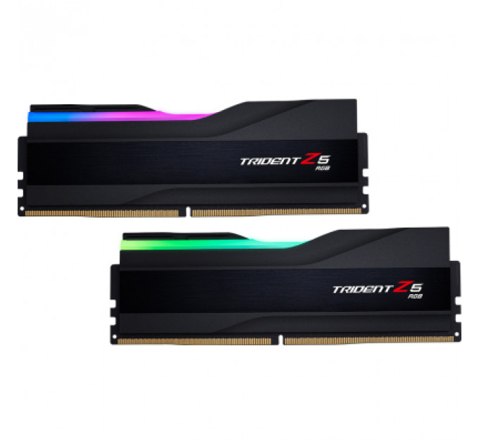 Модуль пам'яті для комп'ютера DDR5 32GB (2x16GB) 6000 MHz Trident Z5 RGB Black G.Skill (F5-6000J3238F16GX2-TZ5RK)