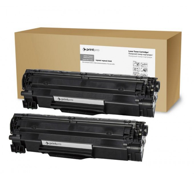 PrintPro Картридж PrintPro (PP-C703F) Canon LBP-2900/3000 (Canon 703/Q2612A) Dual Pack