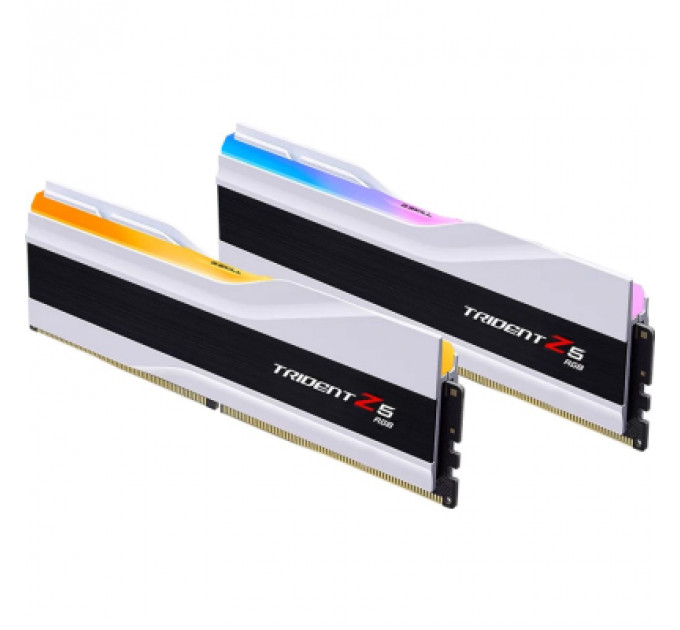Модуль пам'яті для комп'ютера DDR5 32GB (2x16GB) 6400 MHz Trident Z5 RGB White G.Skill (F5-6400J3239G16GX2-TZ5RW)