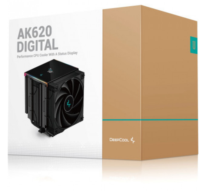 Кулер до процесора Deepcool AK620 Digital (R-AK620-BKADMN-G)