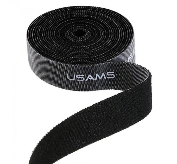 Органайзер для кабеля Usams US-ZB060 2 м Black (ZB60ZD03)