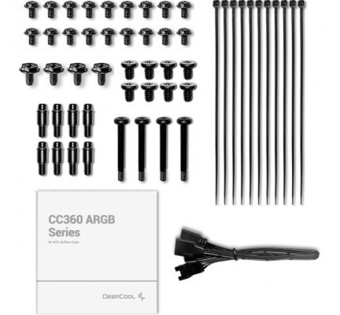 Корпус Deepcool CC360 WH ARGB (R-CC360-WHAPM3-G-1)