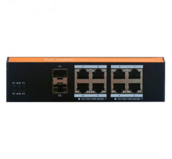 FoxGate Комутатор мережевий FoxGate S6108G-S2-I-W POE