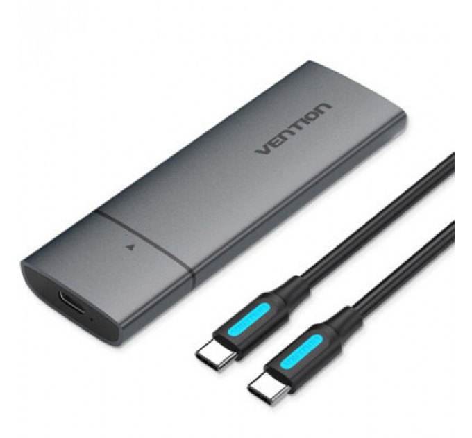 Кишеня зовнішня Vention SSD M.2 (NVME) M-key USB Type-C 3.2 gray (KPGH0)
