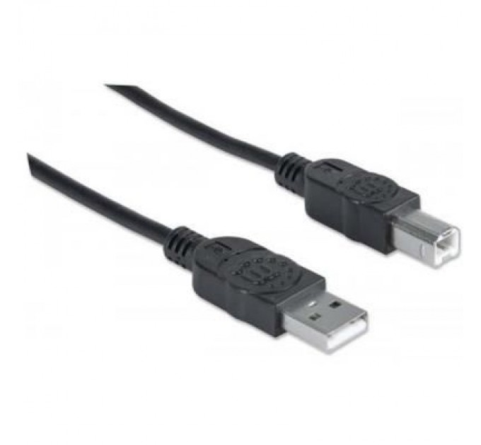 Manhattan Кабель для принтера USB 2.0 AM/BM 1.8m Manhattan (333368)