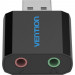 Звукова плата Vention Audio USB 2х3,5mm jack Metal (VAB-S17-B)