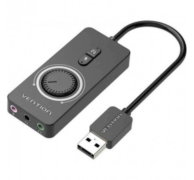 Звукова плата Vention Audio USB 3х3,5mm jack 0.15m Volume Control (CDRBB)