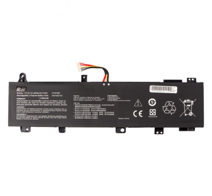 Акумулятор до ноутбука ASUS TUF Gaming F15 FX506 (C41N1906) 15.2V 4900mAh PowerPlant (NB432103)