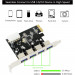 Контролер Dynamode USB 3.0 4 ports NEC PD720201 to PCI-E (USB3.0-4-PCIE)