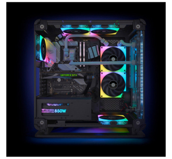 Кулер до корпусу ThermalTake TOUGHFAN 12 RGB Radiator Fan 3Pack (CL-F135-PL12SW-A)