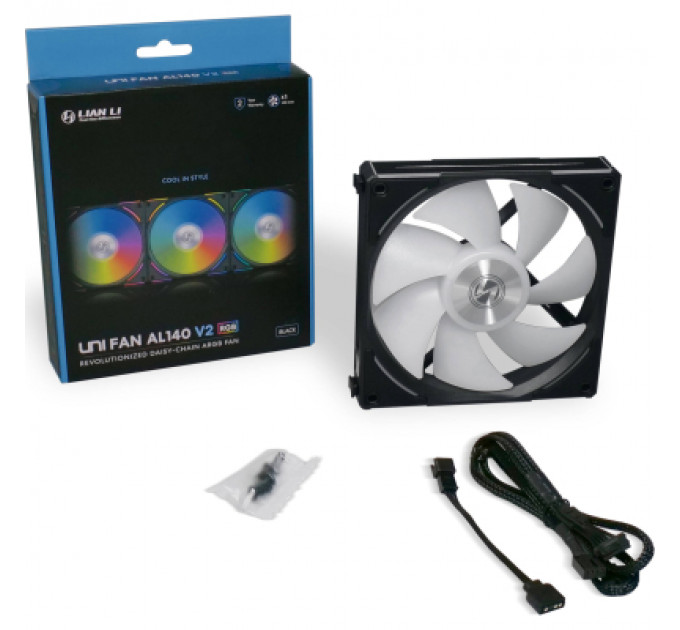 Кулер до корпусу Lian Li AL140V2 Black Cooler (G99.14ALV21B.00)
