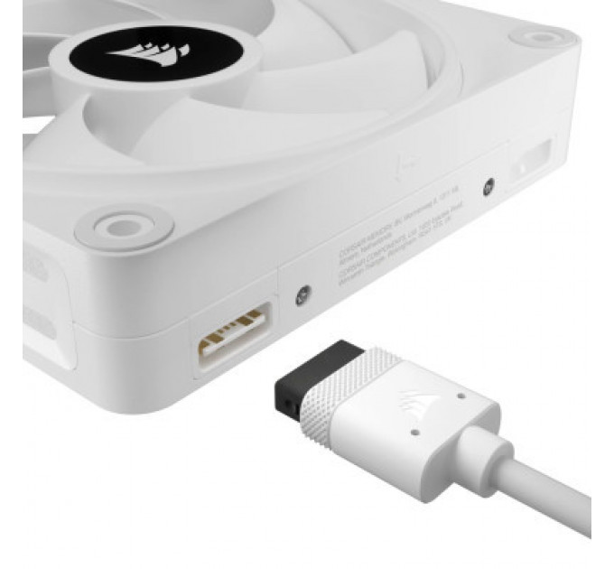 Кулер до корпусу Corsair iCUE Link QX120 RGB PWM White (CO-9051005-WW)