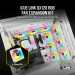 Кулер до корпусу Corsair iCUE Link QX120 RGB PWM White (CO-9051005-WW)