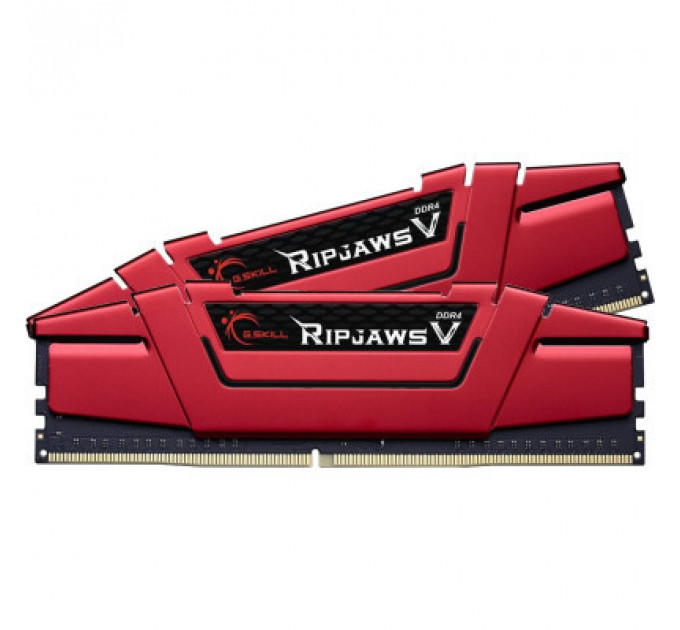 Модуль пам'яті для комп'ютера DDR4 16GB (2x8GB) 2666 MHz Ripjaws V Red G.Skill (F4-2666C19D-16GVR)