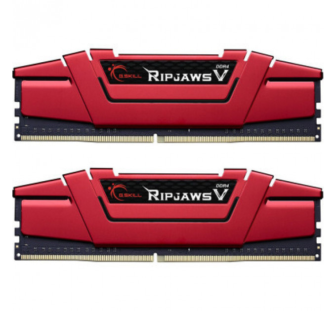 Модуль пам'яті для комп'ютера DDR4 16GB (2x8GB) 2666 MHz Ripjaws V Red G.Skill (F4-2666C19D-16GVR)