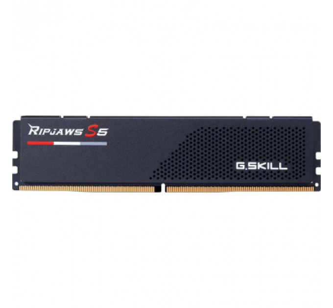 Модуль пам'яті для комп'ютера DDR5 48GB (2x24GB) 5600 MHz Ripjaws S5 Black G.Skill (F5-5600J4040D24GX2-RS5K)