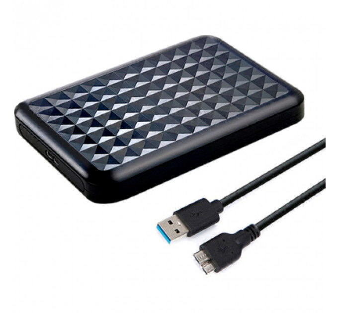 Кишеня зовнішня Dynamode 2.5" SATA HDD/SSD USB 3.0 Black (DM-CAD-25318)