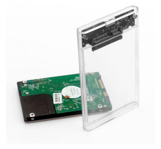 Кишеня зовнішня Dynamode 2.5" SATA HDD/SSD USB 3.0 Transparent (DM-CAD-25316)