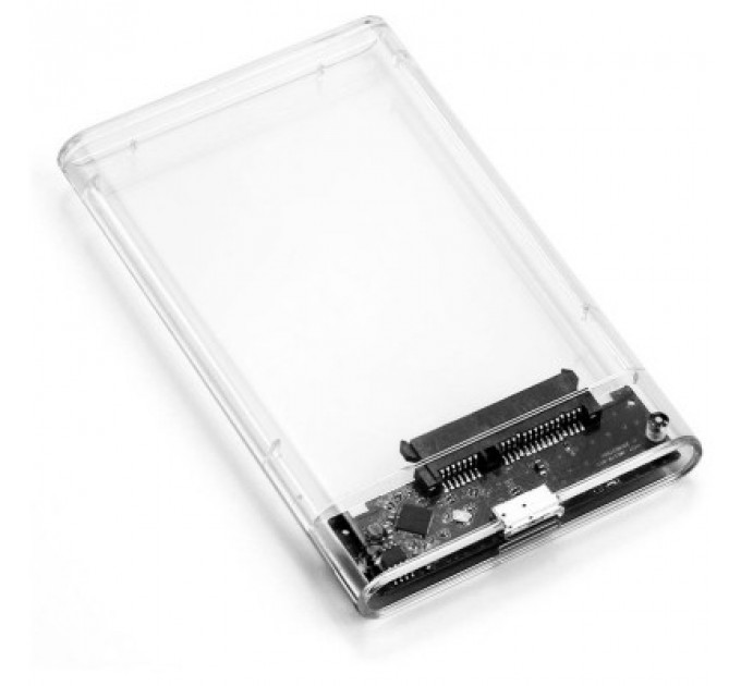 Кишеня зовнішня Dynamode 2.5" SATA HDD/SSD USB 3.0 Transparent (DM-CAD-25316)