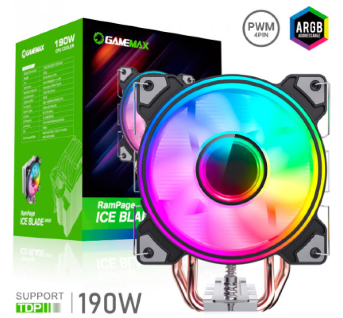 Кулер до процесора Gamemax Ice Blade Argb