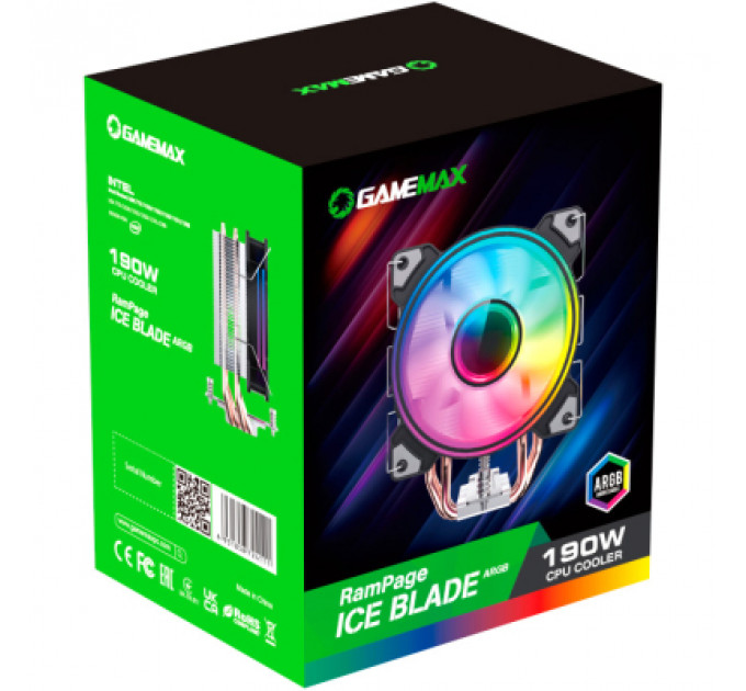 Кулер до процесора Gamemax Ice Blade Argb