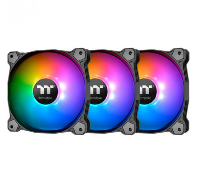 Кулер до корпусу ThermalTake Pure Plus RGB 12 Radiator Fan TT Premium Edition 3Pack/Fan/120 (CL-F063-PL12SW-A)
