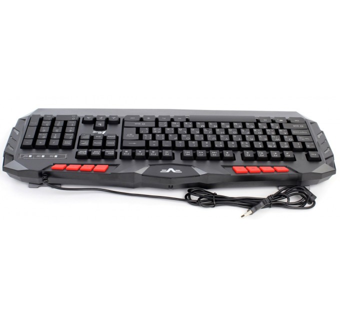 Frime Клавіатура Frime Dragonfly Ukr Black  (FLK18300)