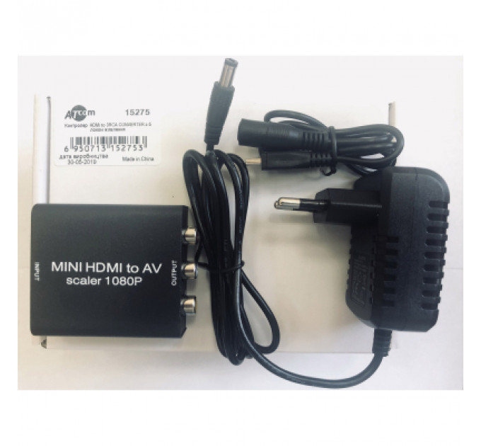 Конвертор Atcom HDMI to 3RCA CONVERTER + power adapter (15275)