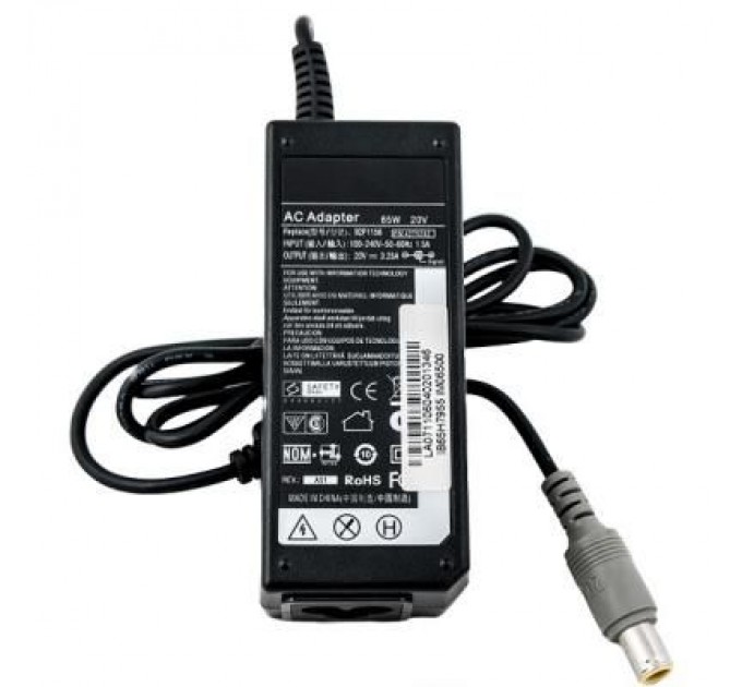 PowerPlant Блок живлення до ноутбуку PowerPlant IBM/LENOVO 220V, 20V 65W 3.25A (7.9*5.5) (IB65H7955)