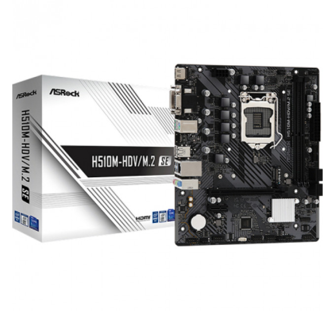 Материнська плата ASRock H510M-HDV/M.2 SE