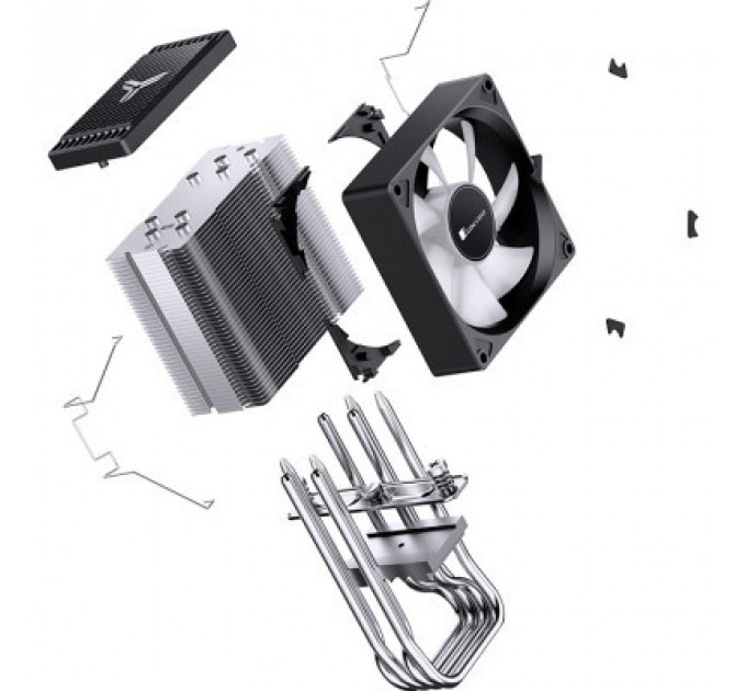 Кулер до процесора JONSBO CR-1400 EVO ARGB Black
