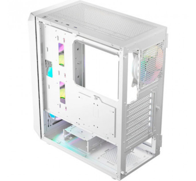 Корпус Logic concept PORTOS MESH+GLASS ARGB fans 3x120mm WHITE (AM-PORTOS-20-0000000-0002)