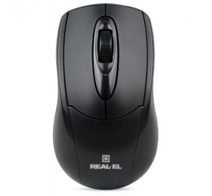 Мишка REAL-EL RM-207, USB, black