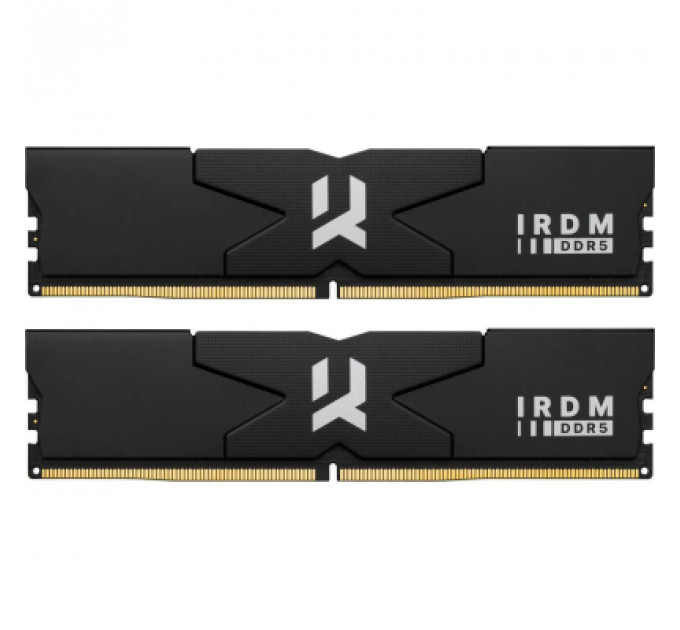 Модуль пам'яті для комп'ютера DDR5 64GB (2x32GB) 6800 MHz IRDM Black Goodram (IR-6800D564L34/64GDC)