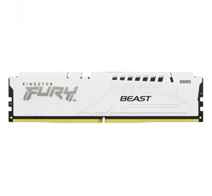 Модуль пам'яті для комп'ютера DDR5 16GB 5200 MHz Beast AM5 White Kingston Fury (ex.HyperX) (KF552C36BWE-16)