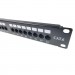 Eserver Патч-панель Eserver 19" 1U 24 порта cat.6 UTP krone with cable management (WT-2126-CAT.6)