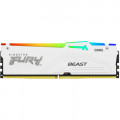 Модуль пам'яті для комп'ютера DDR5 32GB 6000 MHz Beast AM5 RGB White Kingston Fury (ex.HyperX) (KF560C36BWEA-32)