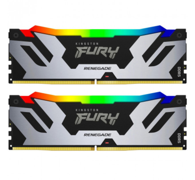 Модуль пам'яті для комп'ютера DDR5 96GB (2x48GB) 6000 MHz Renegade RGB XMP Kingston Fury (ex.HyperX) (KF560C32RSAK2-96)