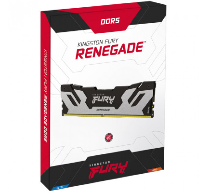 Модуль пам'яті для комп'ютера DDR5 96GB (2x48GB) 6000 MHz Renegade Silver XMP Kingston Fury (ex.HyperX) (KF560C32RSK2-96)