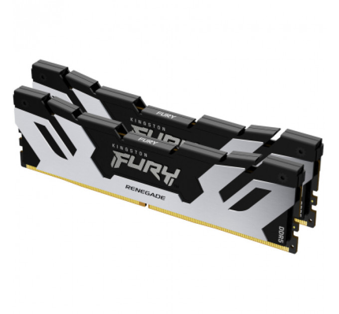 Модуль пам'яті для комп'ютера DDR5 96GB (2x48GB) 6000 MHz Renegade Silver XMP Kingston Fury (ex.HyperX) (KF560C32RSK2-96)