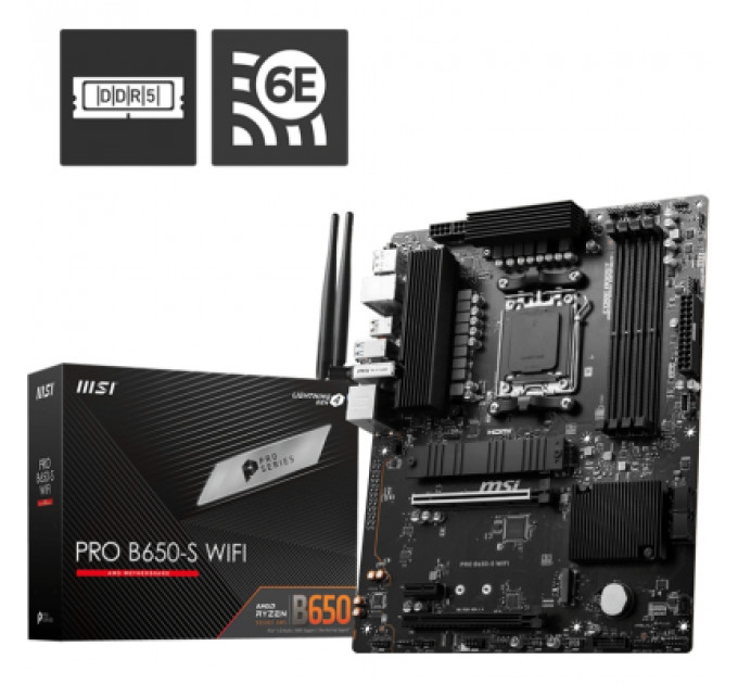 Материнська плата MSI PRO B650-S WIFI