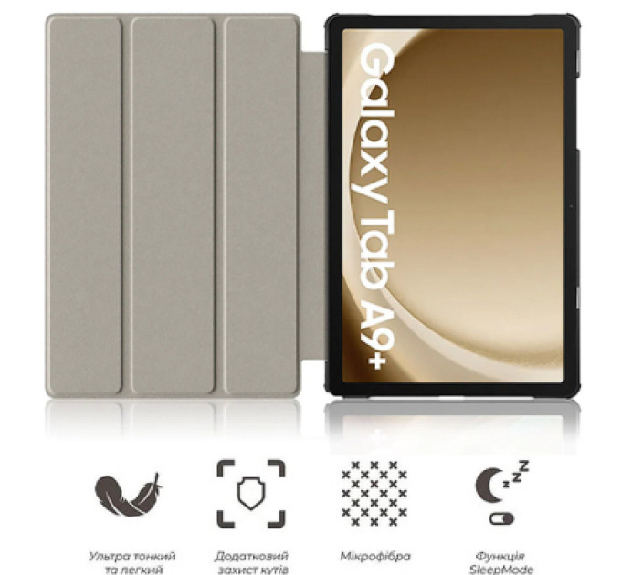 BeCover Чохол до планшета BeCover Smart Case Samsung Tab A9 Plus SM-X210/SM-X215/SM-X216 11.0" Gray (710309)