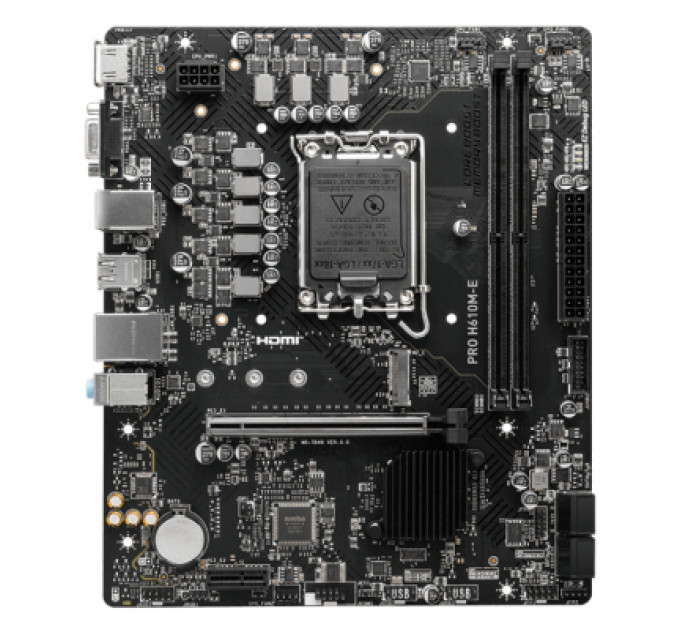 Материнська плата MSI PRO H610M-E