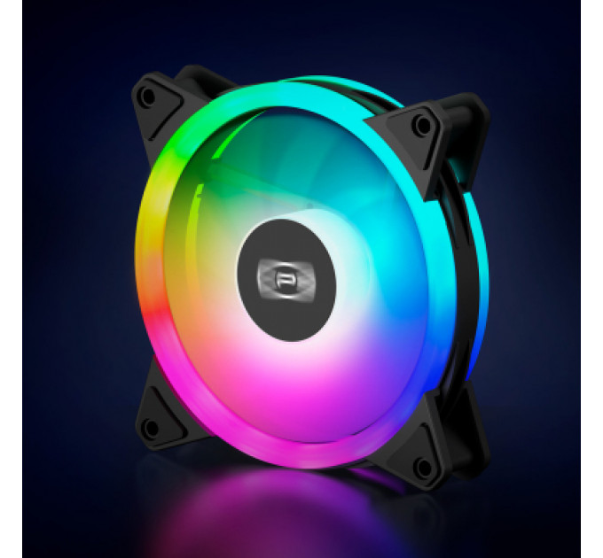Кулер до корпусу PcCooler F3 T120 ARGB Black