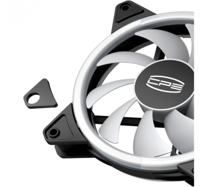 Кулер до корпусу PcCooler F3 T120 ARGB Black