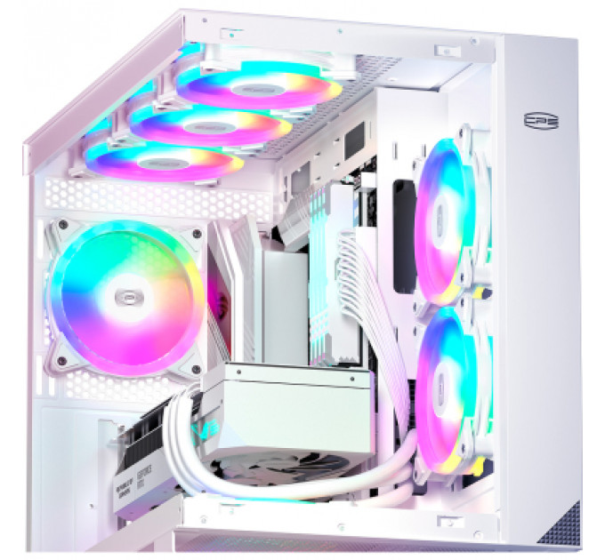Кулер до корпусу PcCooler F3 T120 ARGB 3 in 1 White