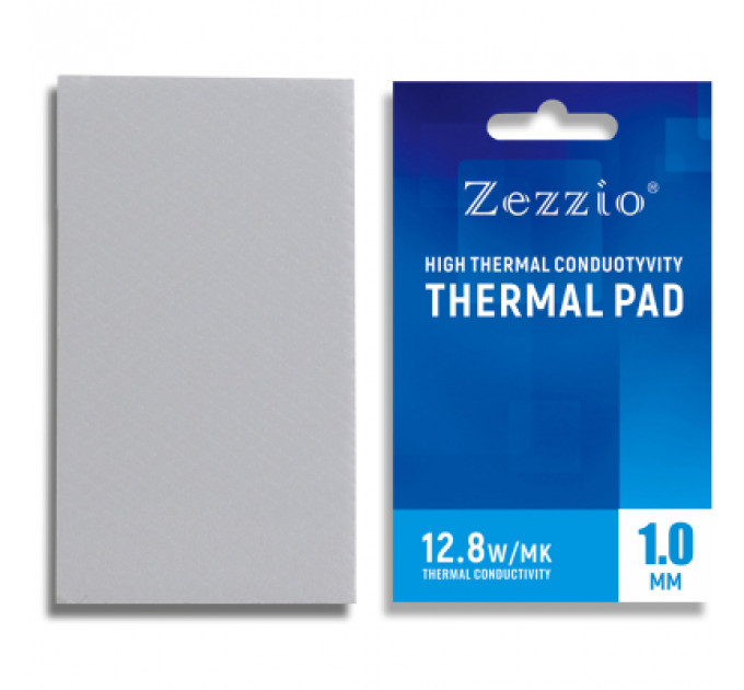 Термопрокладка Zezzio Thermal Pad 12.8 W/mK 85х45x1 мм